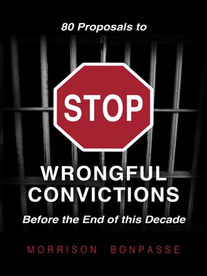 cover image of 80 Proposals to STOP Wrongful Convictions